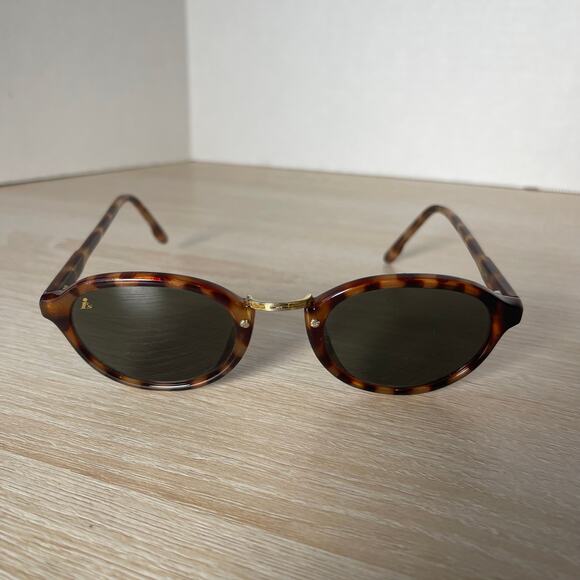 Vintage I'S BY Bausch & Lomb Sunglasses W2076 Made in Japan Tortoise Shell - Picture 2 of 12